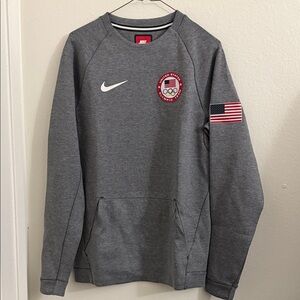 Nike Gray Team USA Olympic Sweatshirt